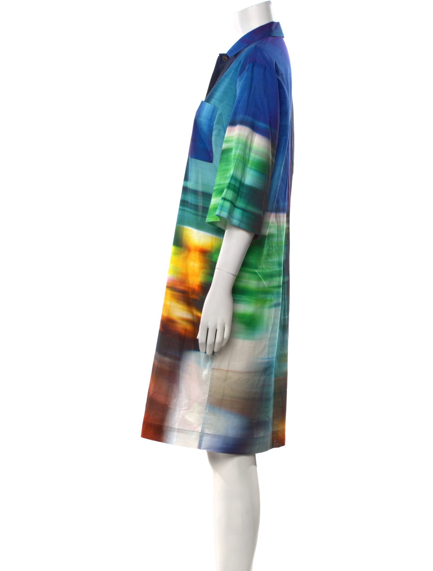 Dries Van Noten Printed Knee-Length Dress