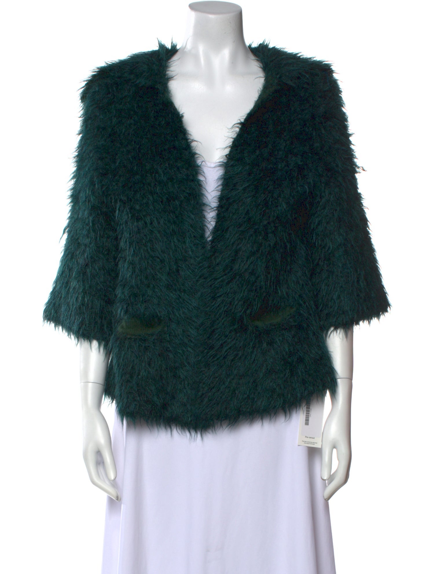 Dries Van Noten Mohair V-Neck Sweater