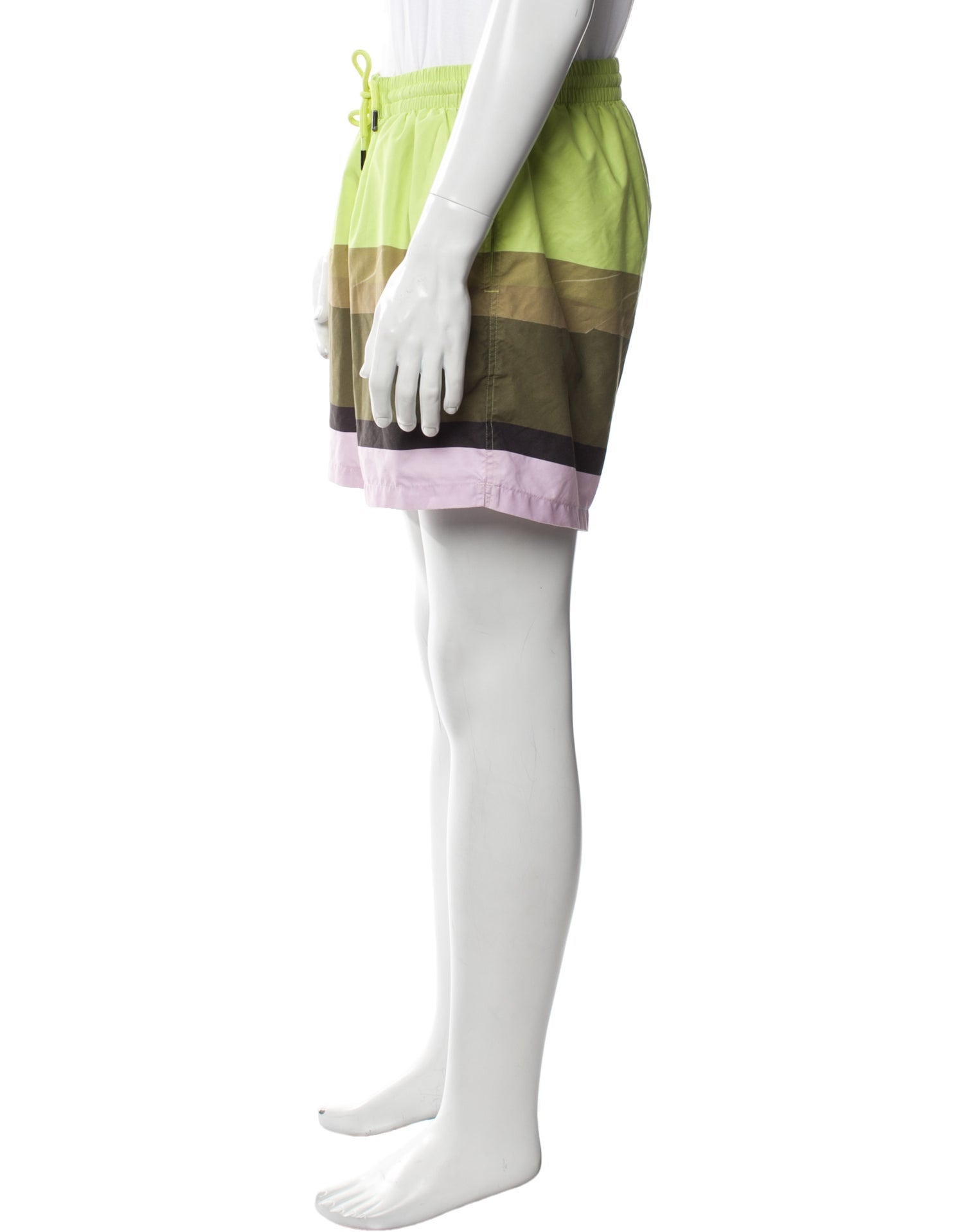 Dries Van Noten Striped Swim Trunks