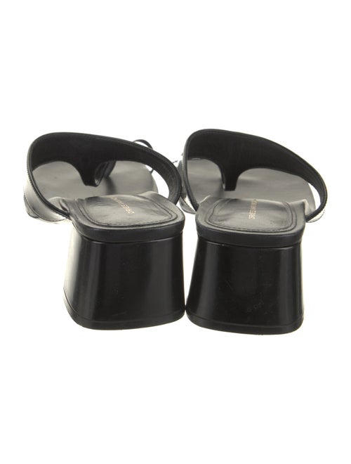 Dries Van Noten Leather Slides