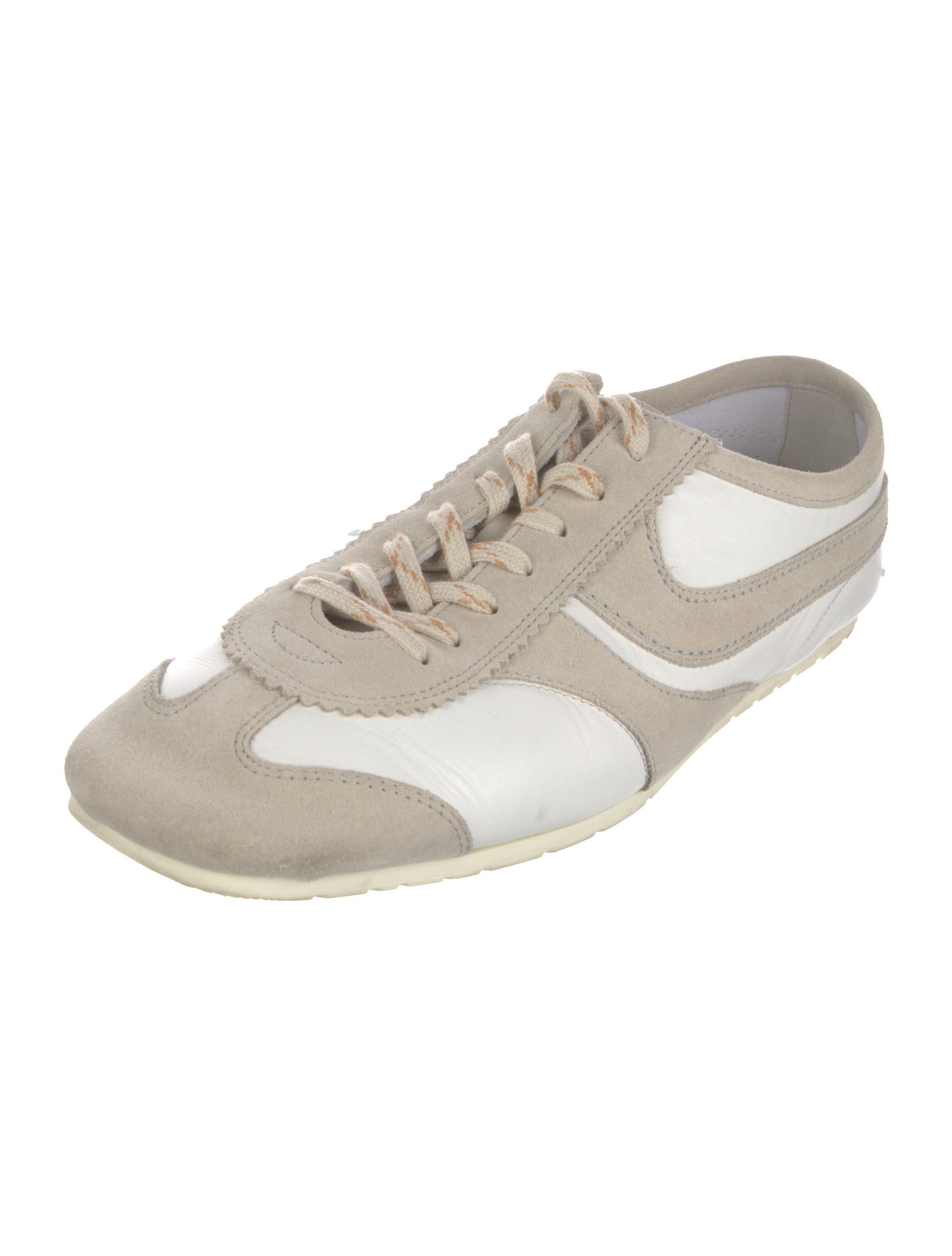 Dries Van Noten Leather Printed Sneakers