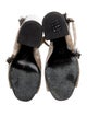 Dries Van Noten Velvet Patterned Sandals