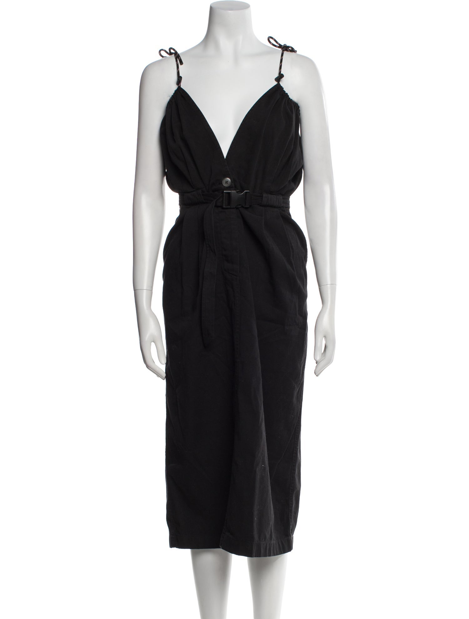 Dries Van Noten V-Neck Midi Length Dress
