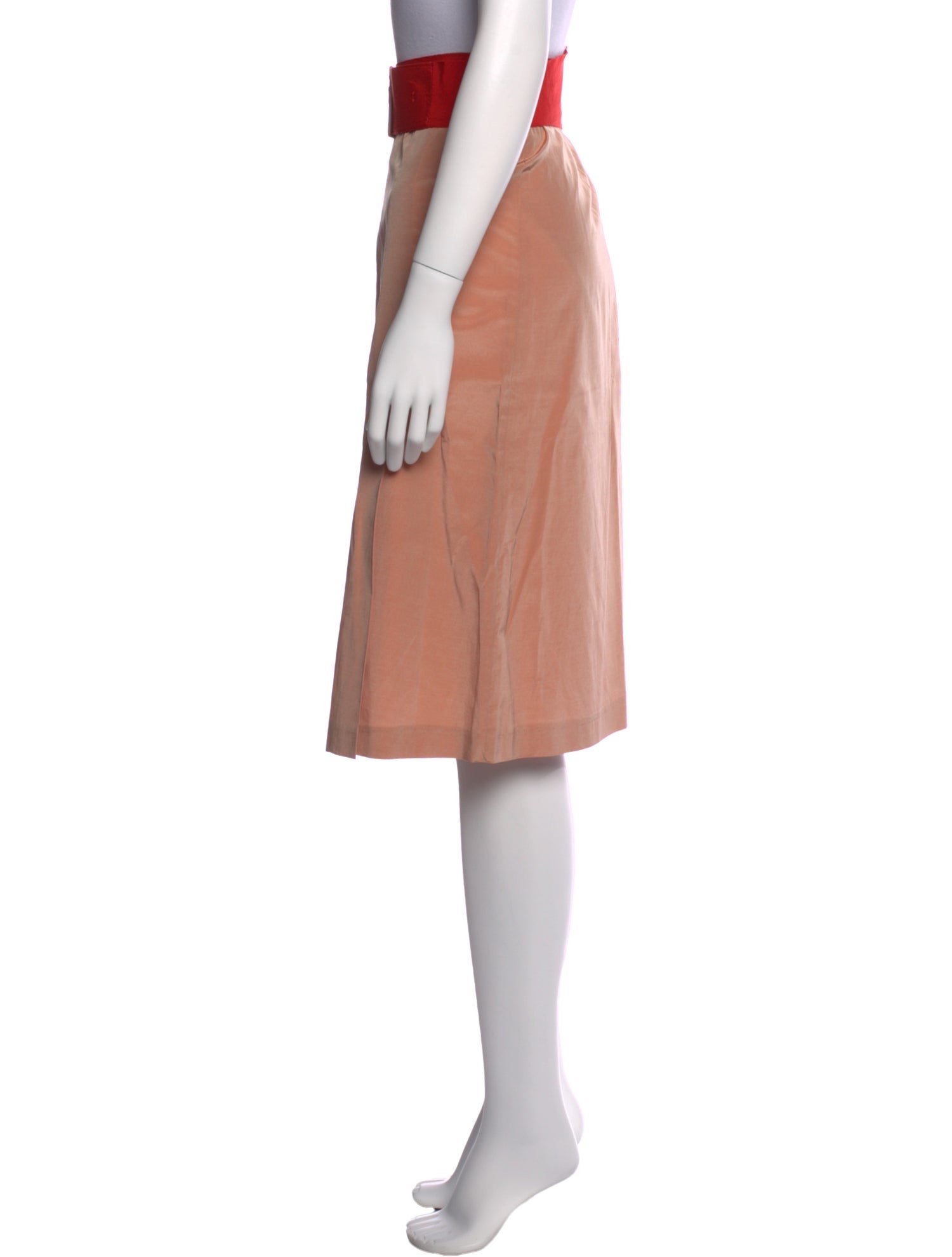 Dries Van Noten Silk Knee-Length Skirt