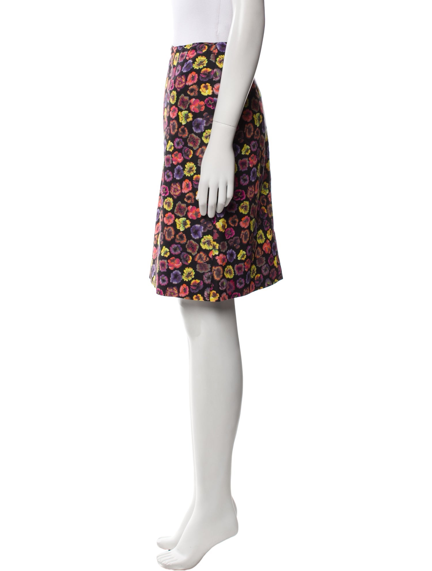 Dries Van Noten Printed Knee-Length Skirt