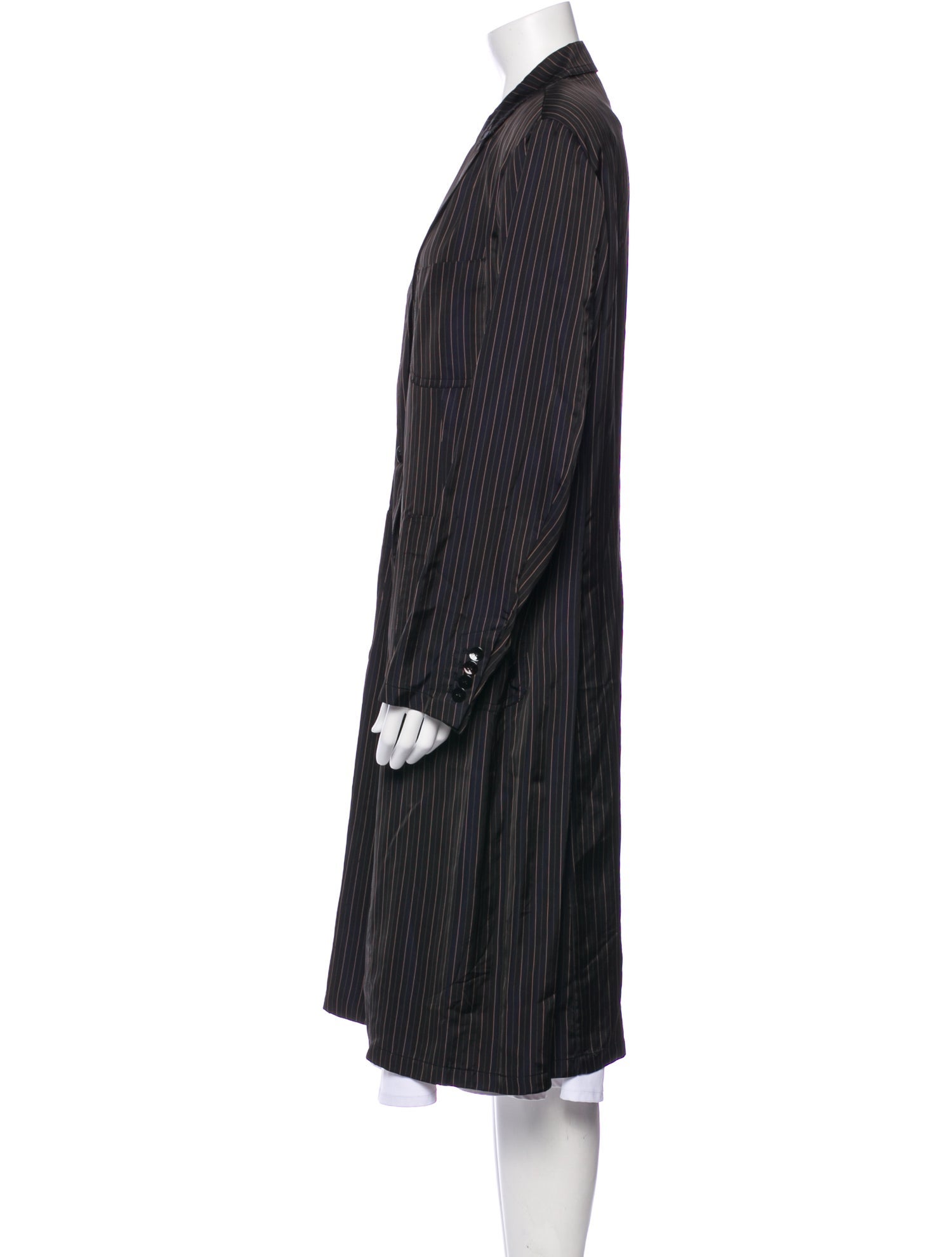 Dries Van Noten Striped Coat