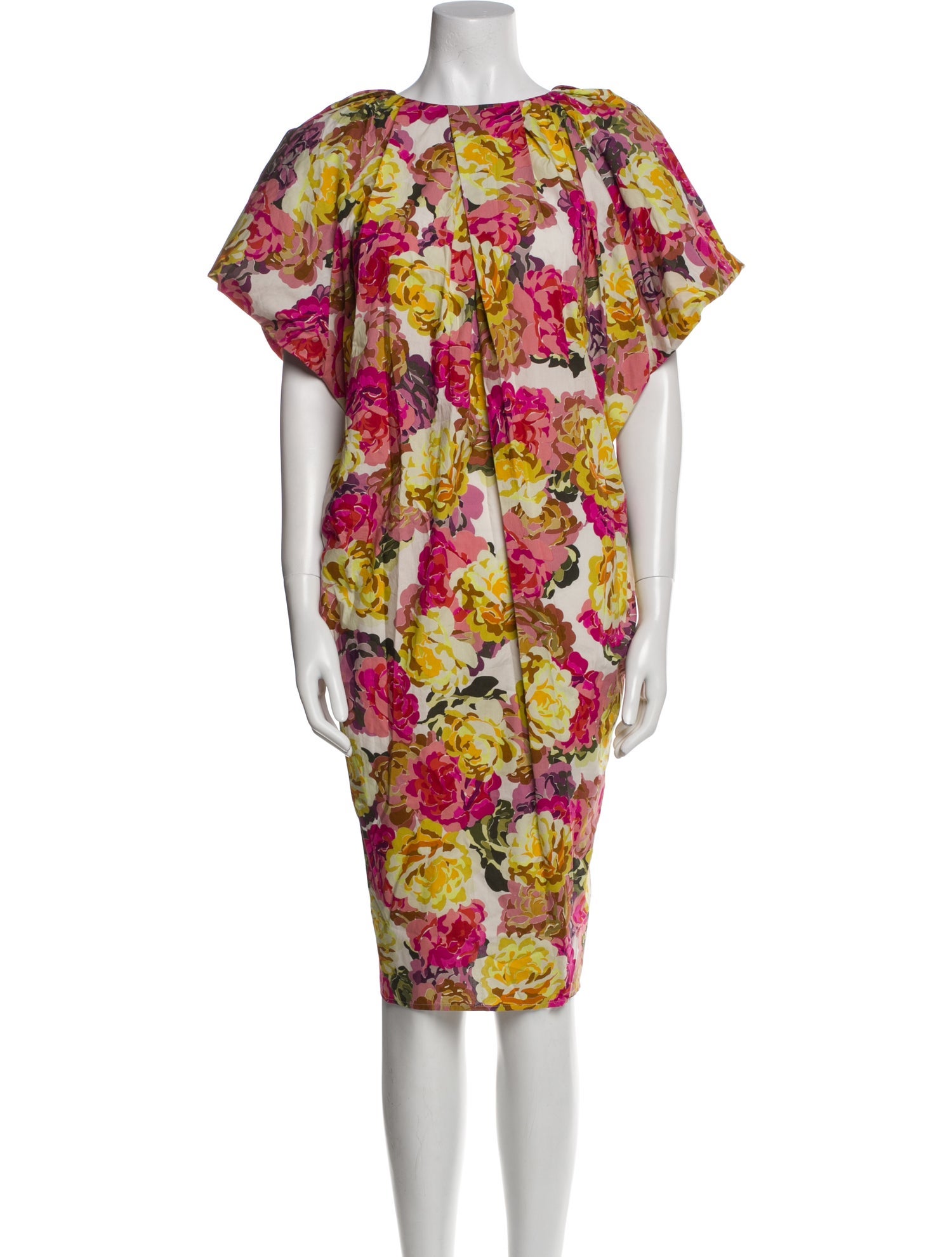 Dries Van Noten Floral Print Knee-Length Dress