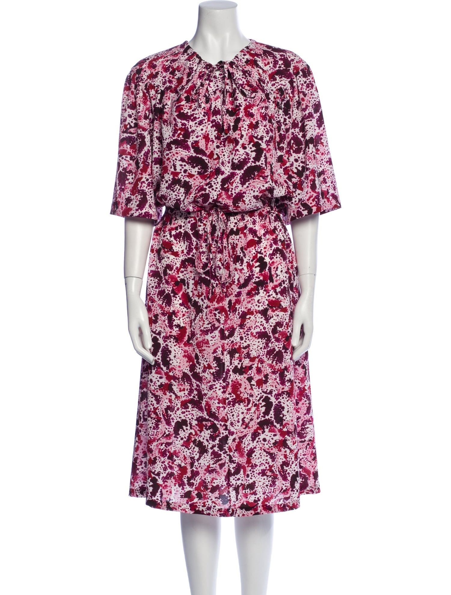 Dries Van Noten Printed Midi Length Dress