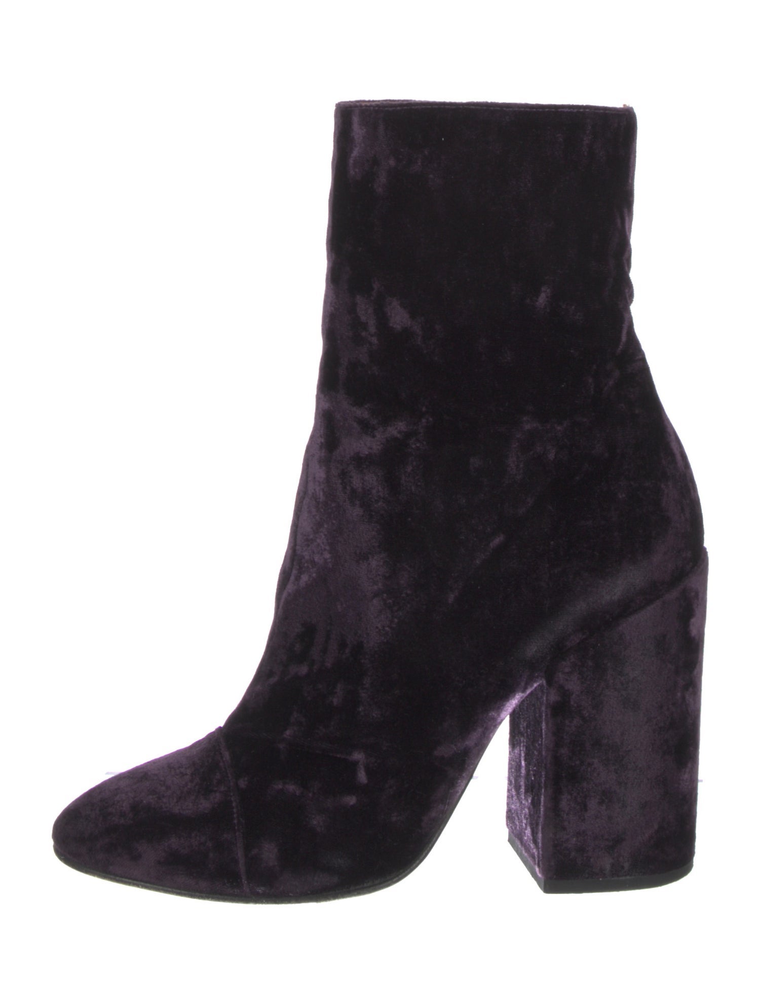 Dries Van Noten Velvet Boots