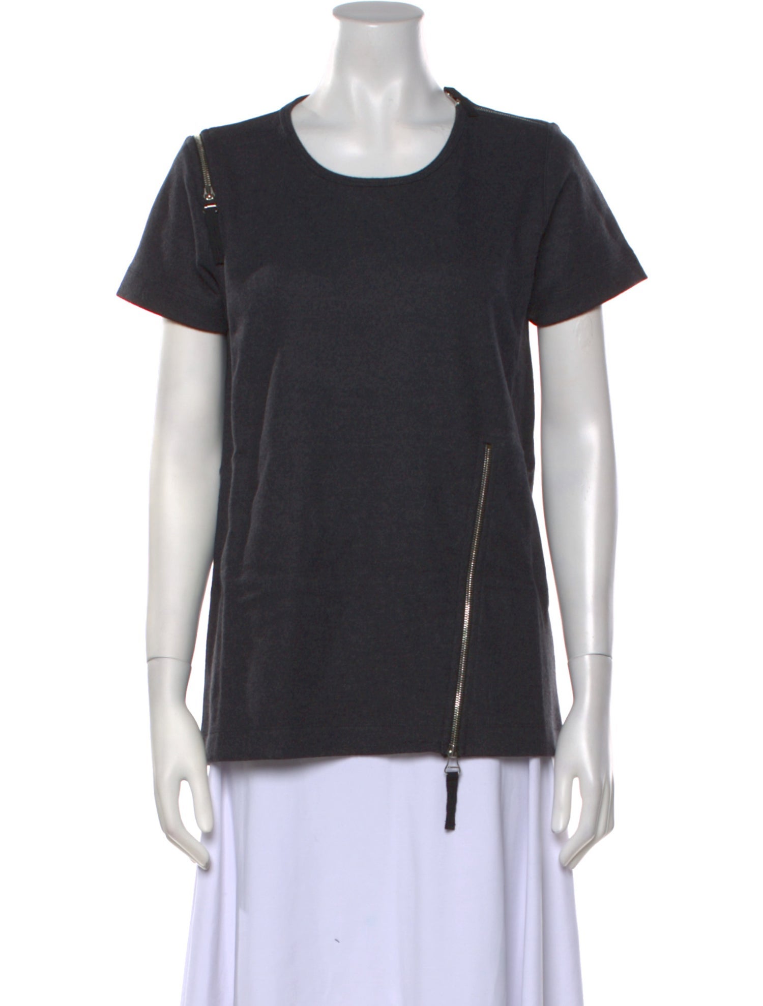 Dries Van Noten Wool Scoop Neck T-Shirt w/ Tags