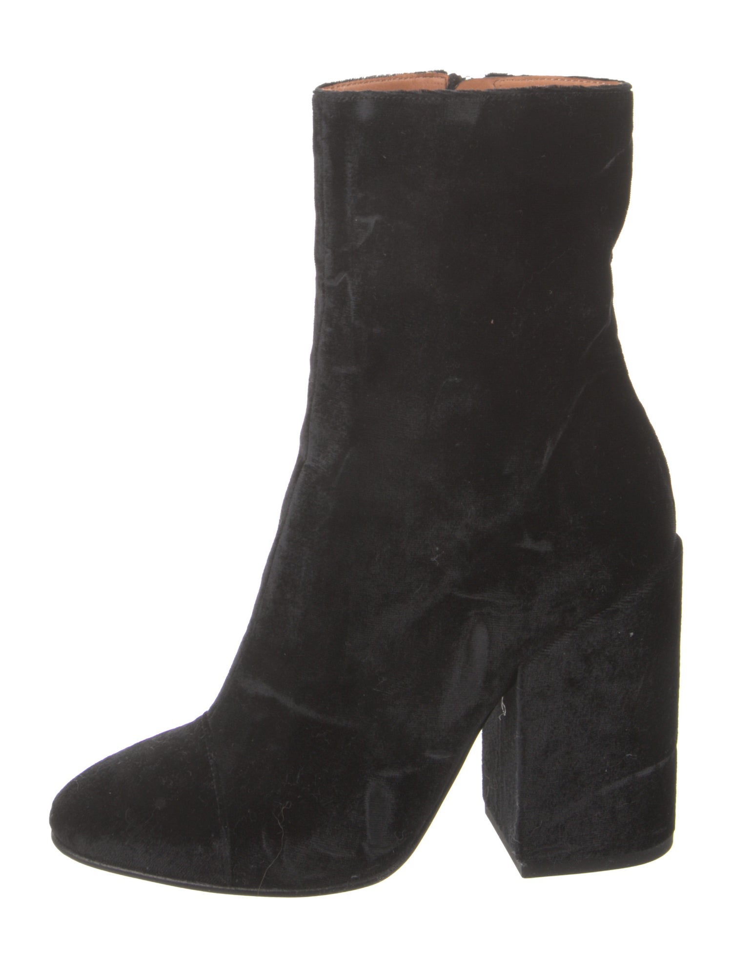 Dries Van Noten Velvet Boots