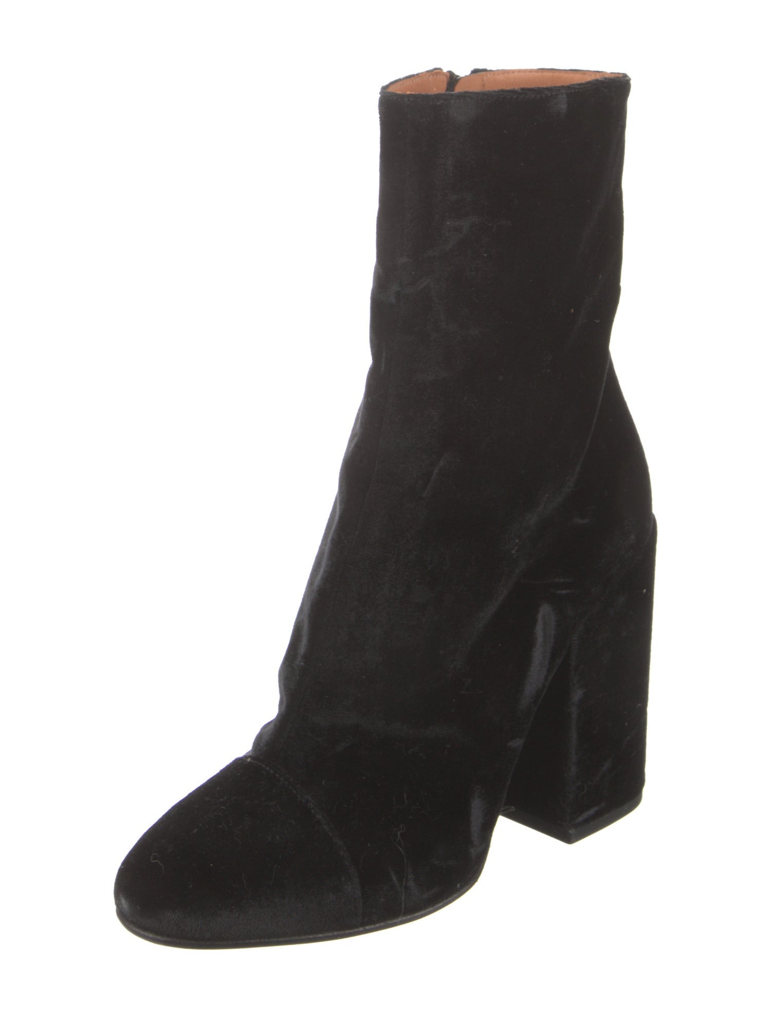 Dries Van Noten Velvet Boots
