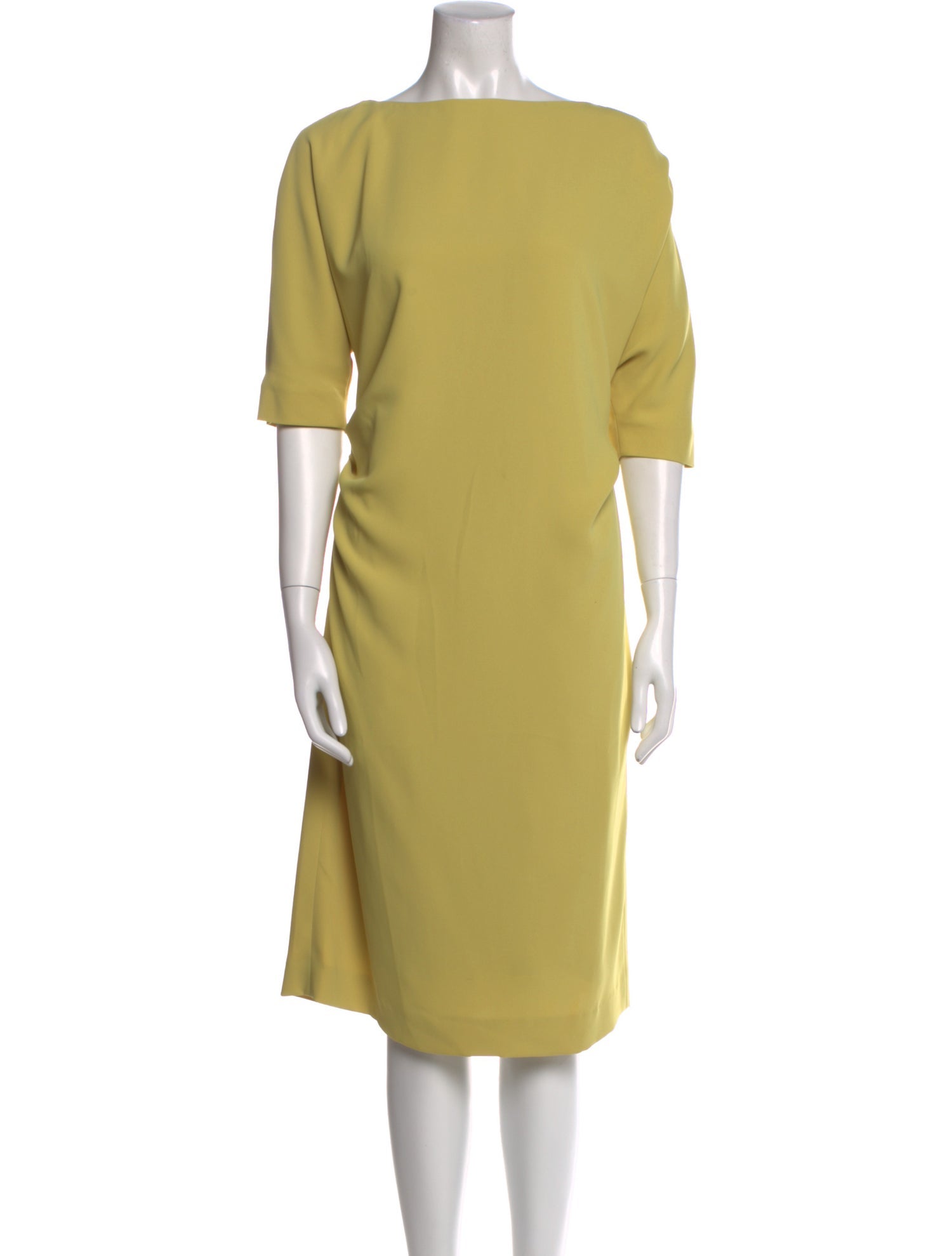 Dries Van Noten Bateau Neckline Midi Length Dress