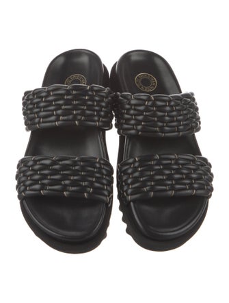 Dries Van Noten Leather Slides