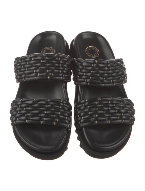 Dries Van Noten Leather Slides