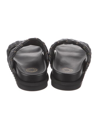 Dries Van Noten Leather Slides