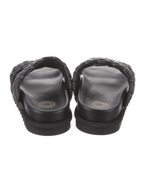 Dries Van Noten Leather Slides