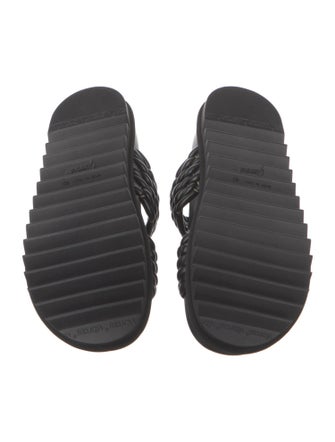 Dries Van Noten Leather Slides