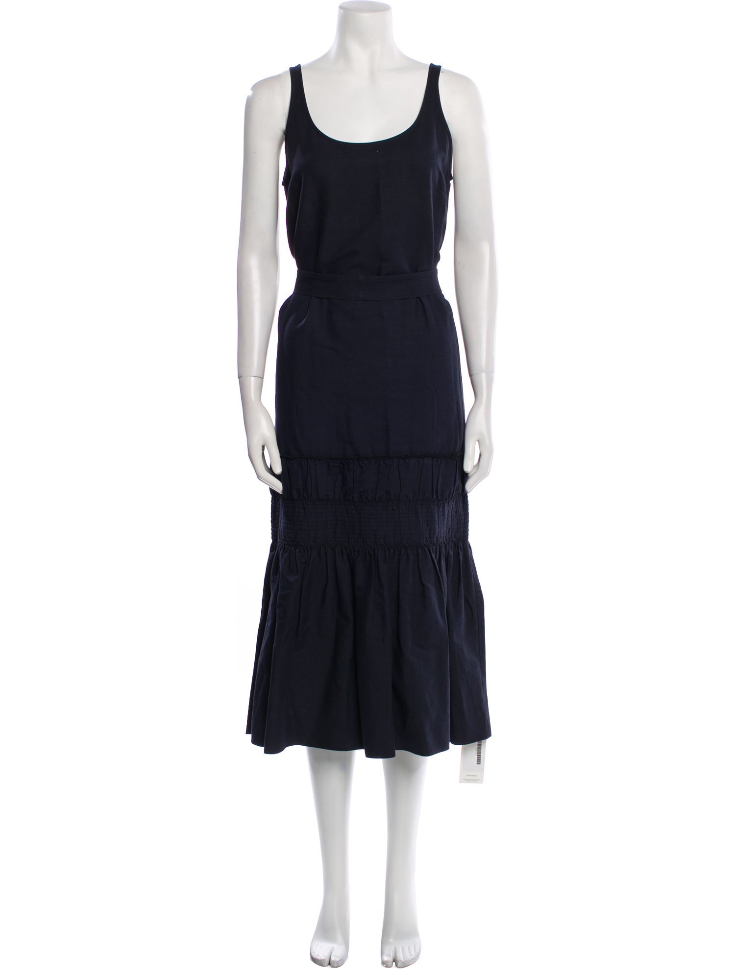 Dries Van Noten Scoop Neck Long Dress