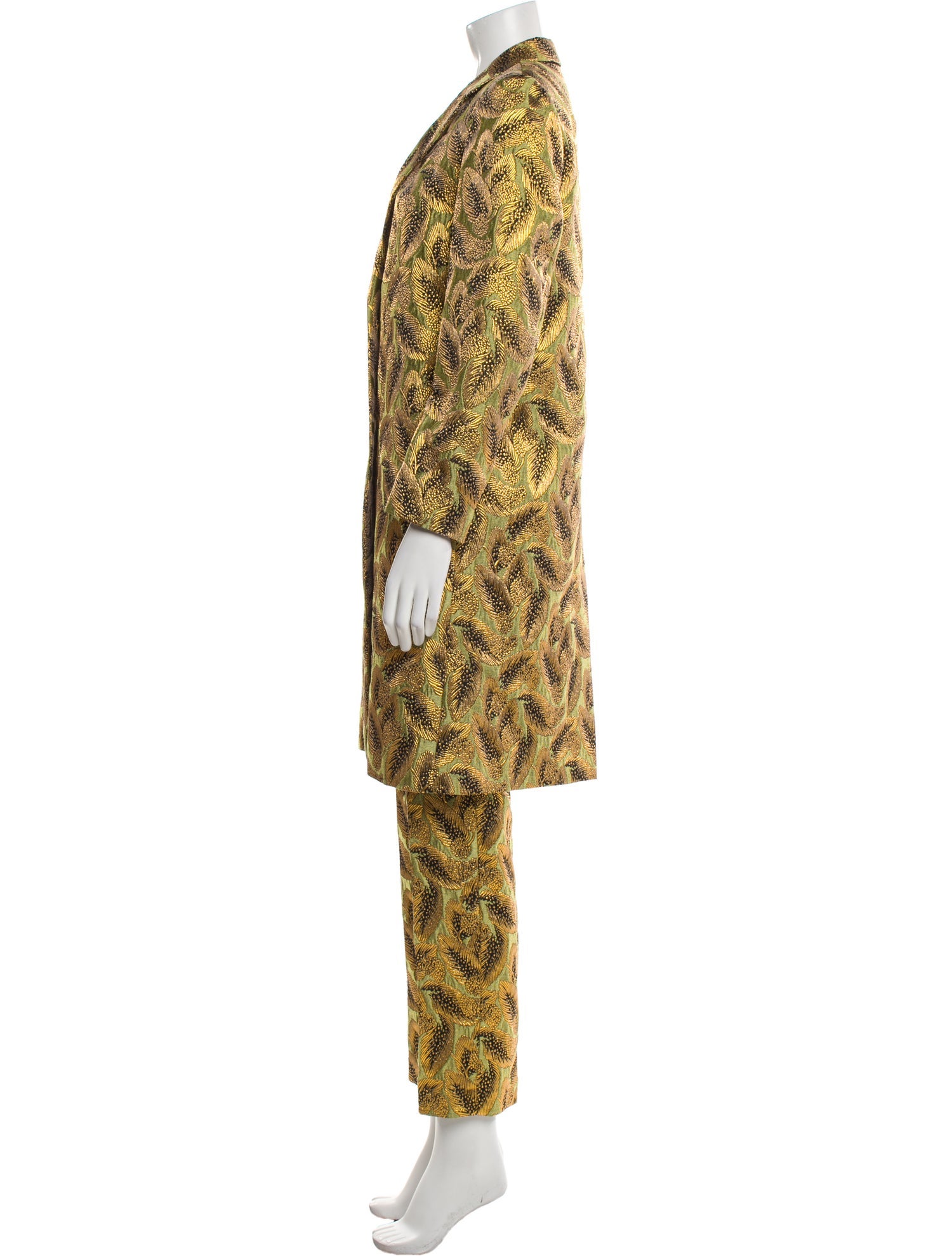 Dries Van Noten Printed Pant Set