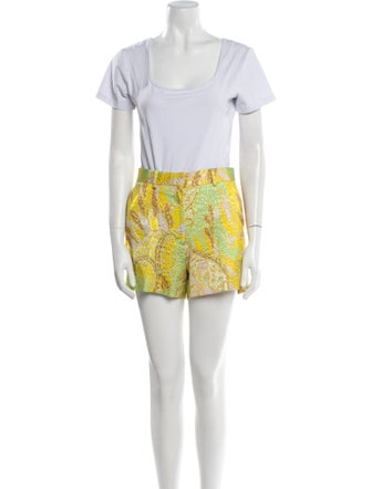 Dries Van Noten Floral Print Short Set