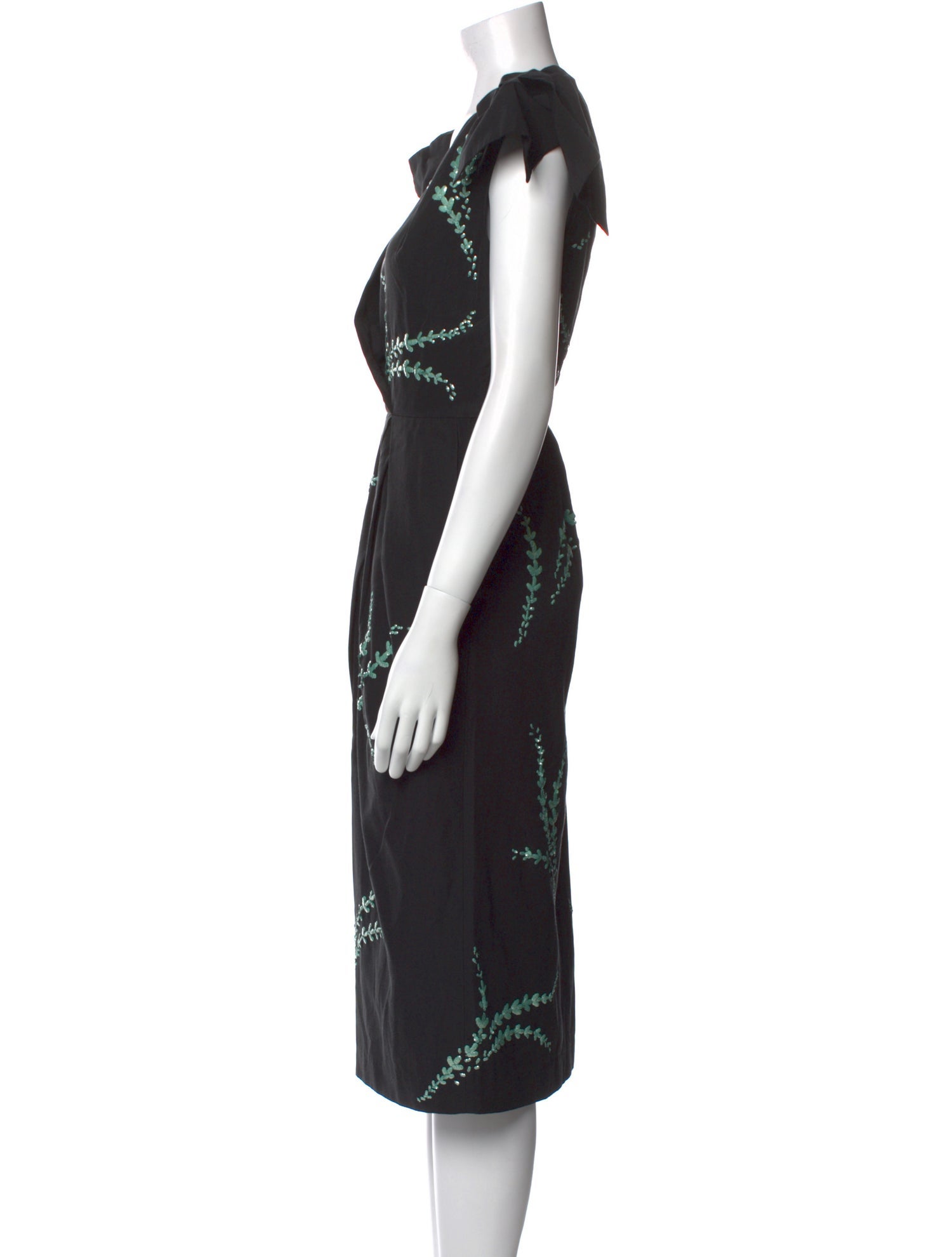 Dries Van Noten Printed Midi Length Dress