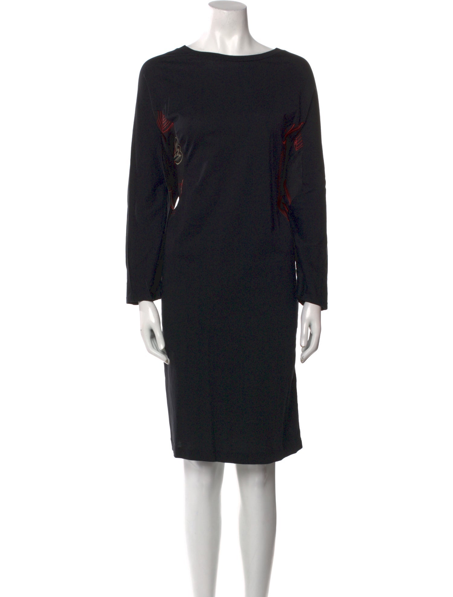 Dries Van Noten Bateau Neckline Knee-Length Dress