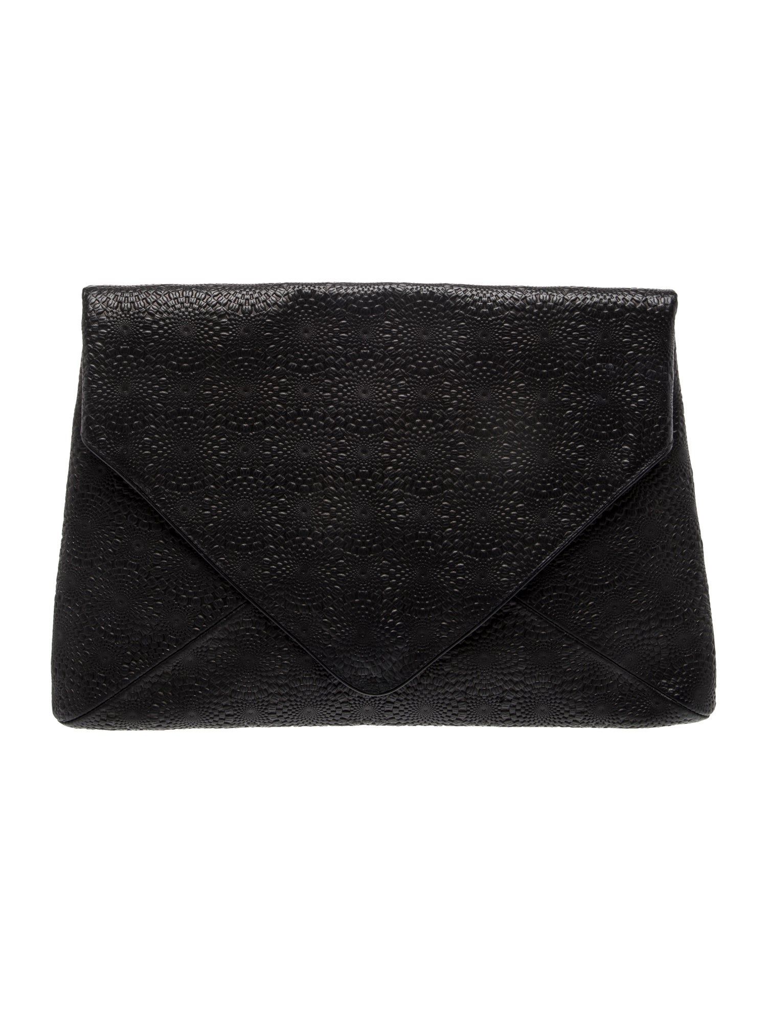Dries Van Noten Leather Evening Bag
