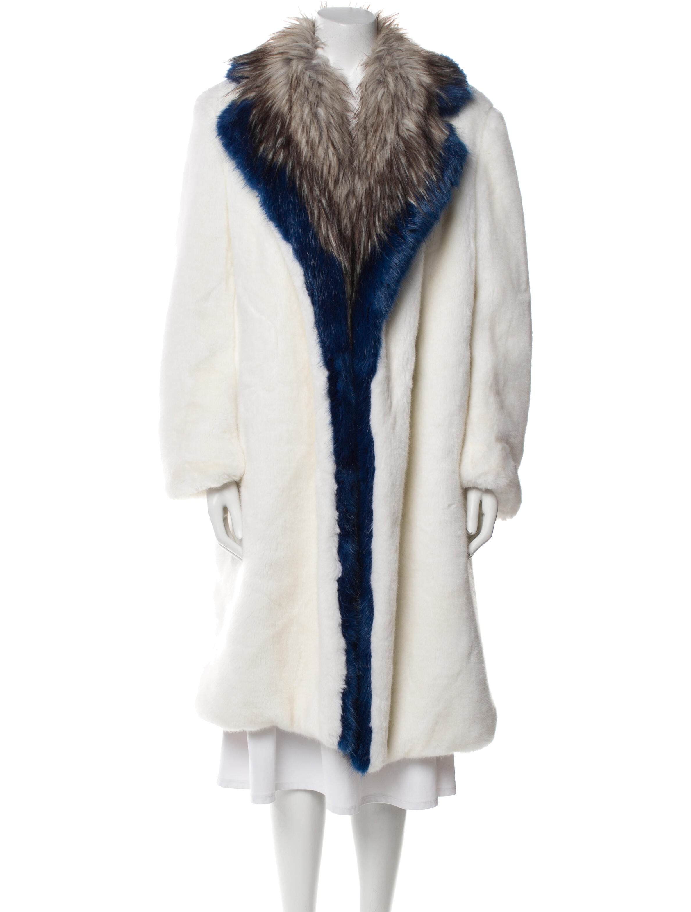 Dries Van Noten Faux Fur Faux Fur Coat
