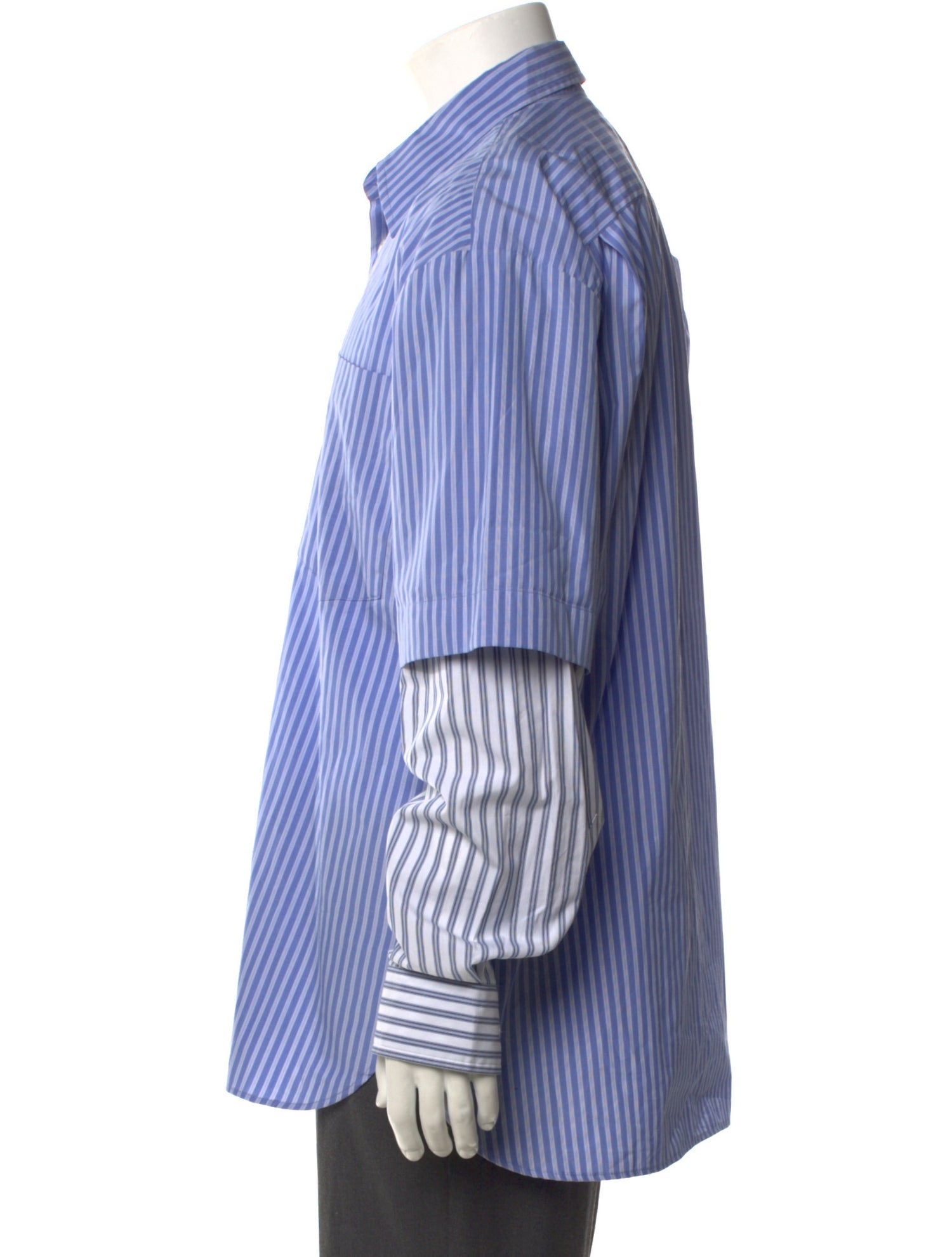 Dries Van Noten Striped Long Sleeve Shirt