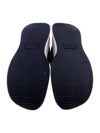 Dries Van Noten Suede Colorblock Pattern Athletic Sneakers