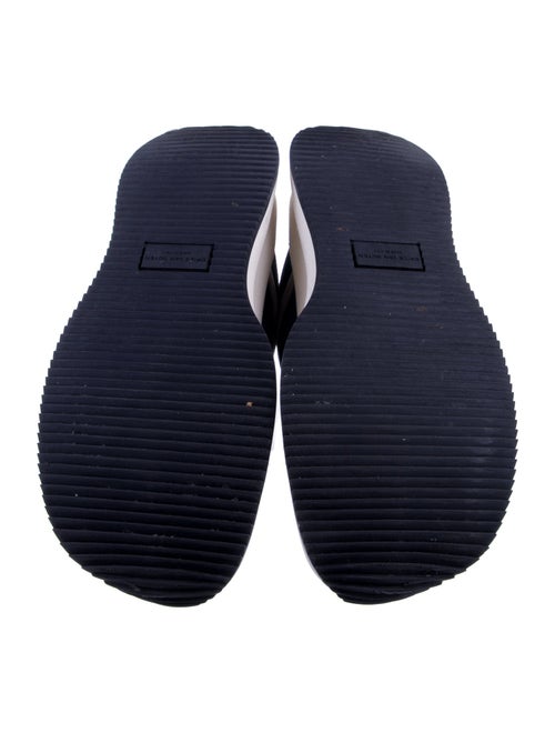 Dries Van Noten Suede Colorblock Pattern Athletic Sneakers