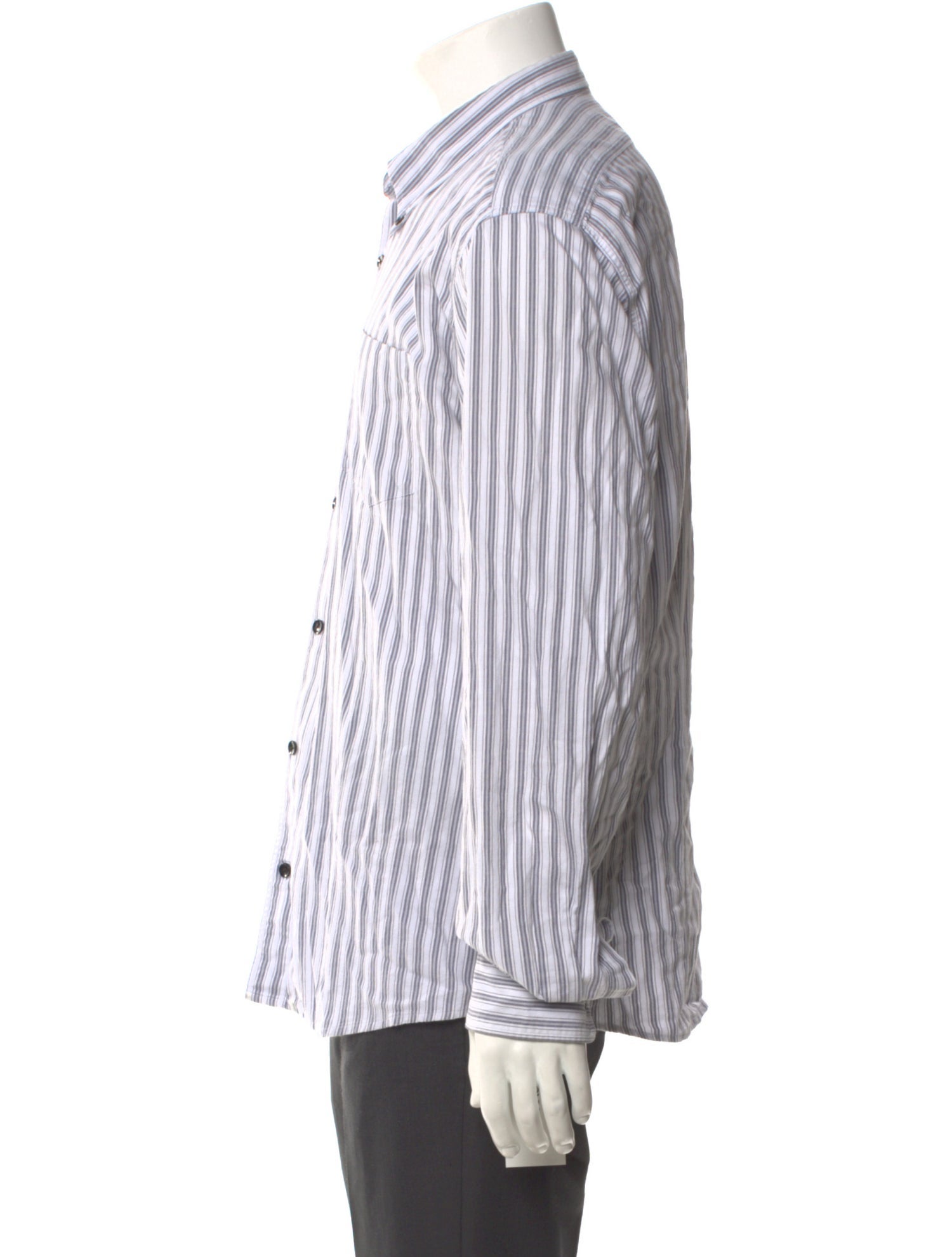Dries Van Noten Striped Long Sleeve Shirt