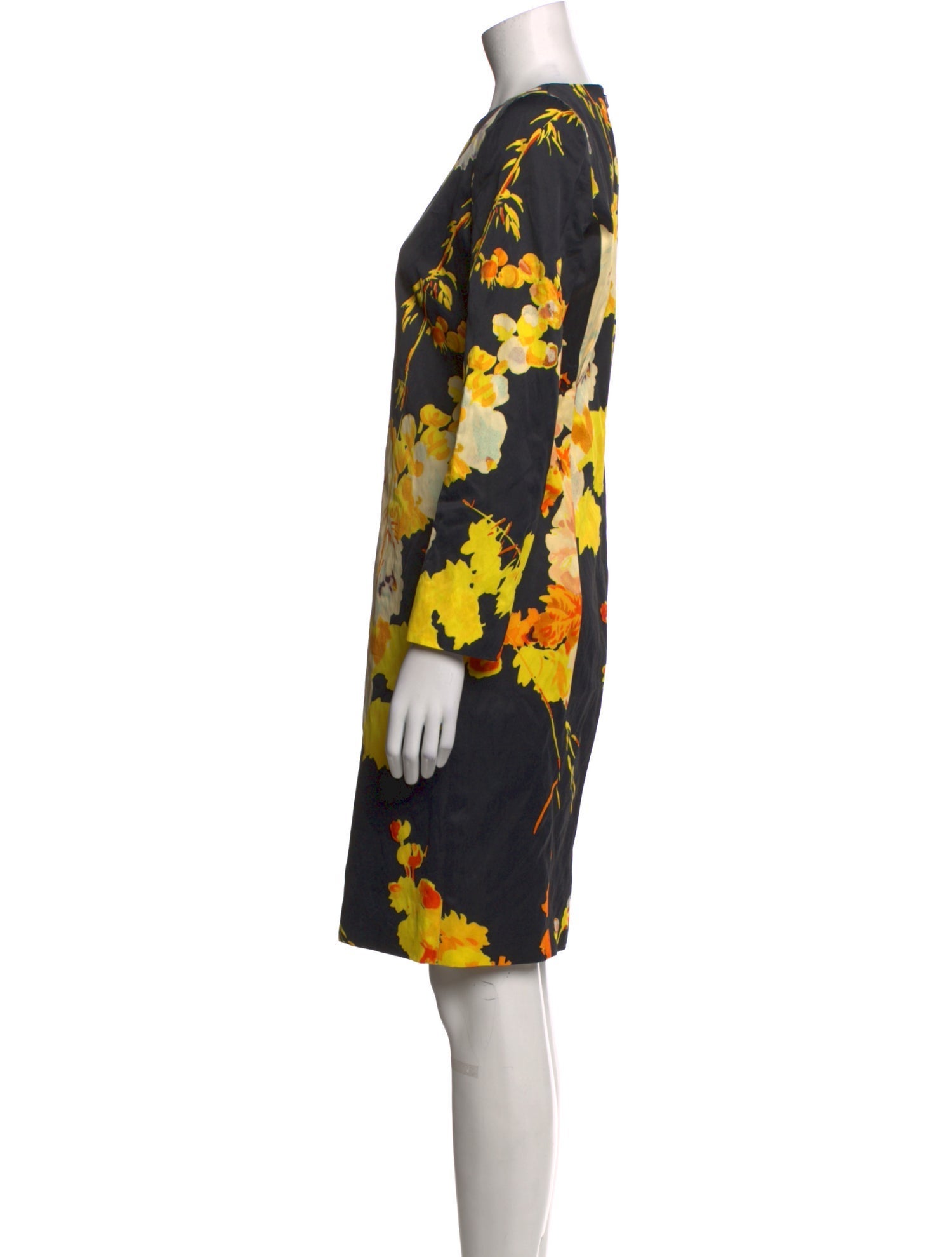 Dries Van Noten Floral Print Knee-Length Dress