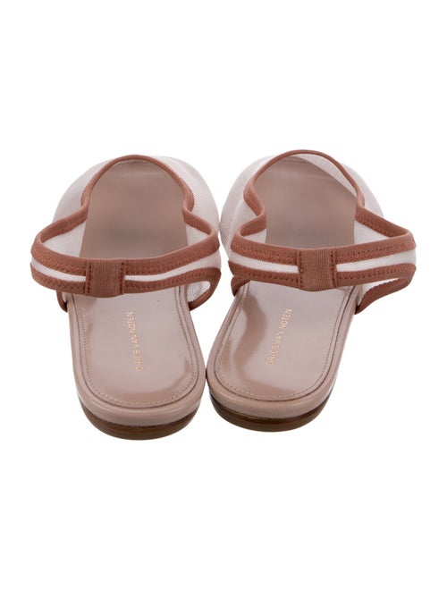 Dries Van Noten Mesh Slingback Flats