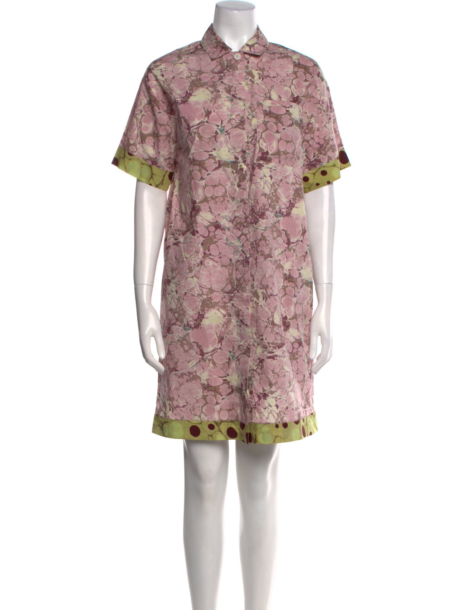 Dries Van Noten Floral Print Mini Dress