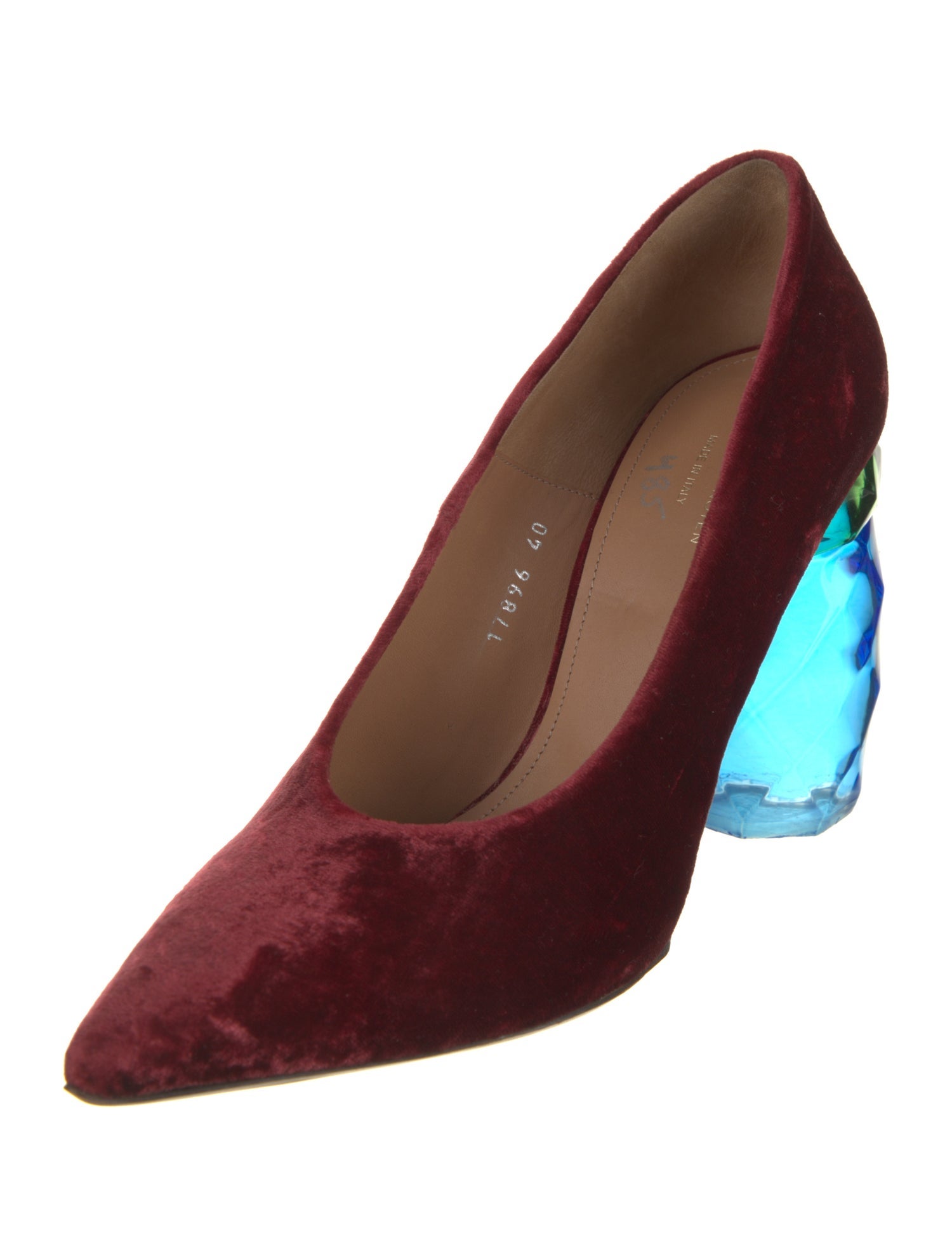 Dries Van Noten Velvet Pumps