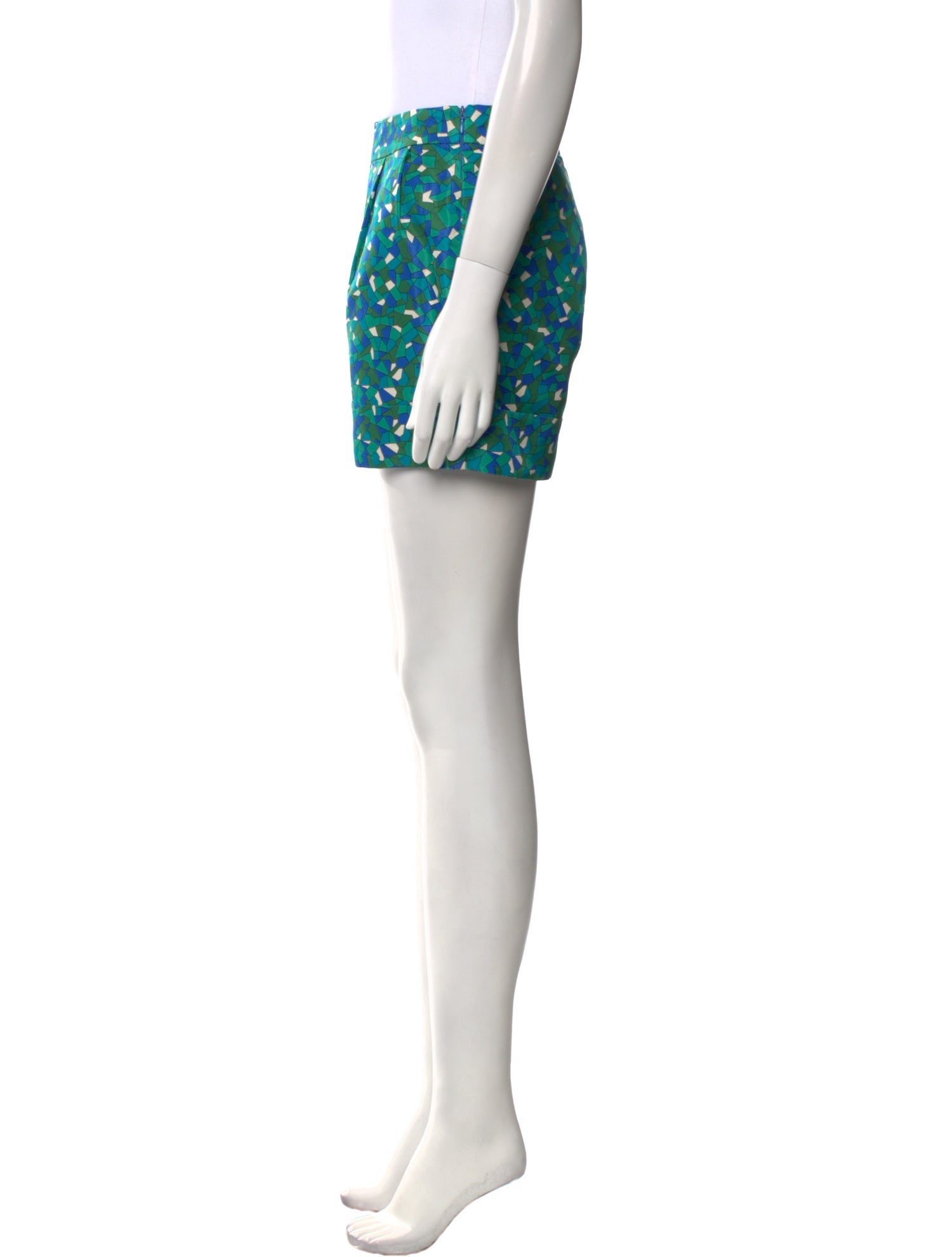 Dries Van Noten Silk Mini Shorts