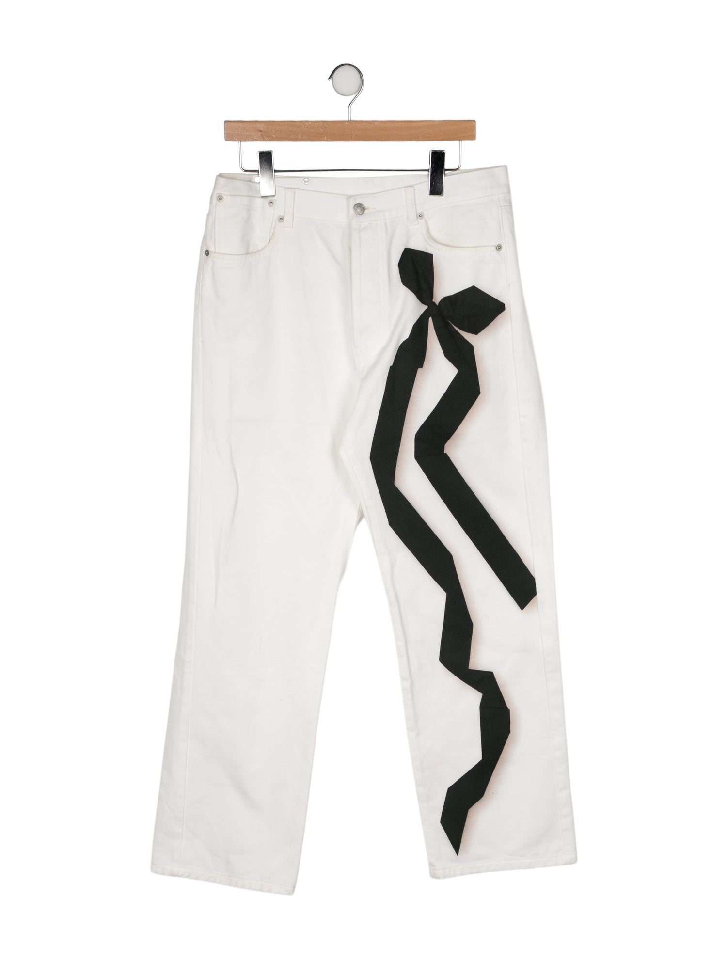 Dries Van Noten High-Rise Straight Leg Jeans