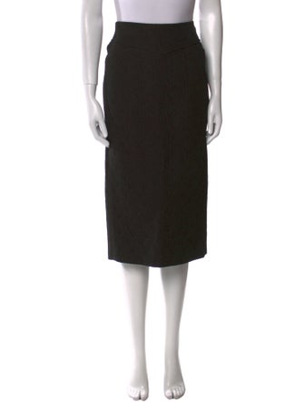 Dries Van Noten Wool Midi Length Skirt