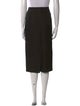 Dries Van Noten Wool Midi Length Skirt