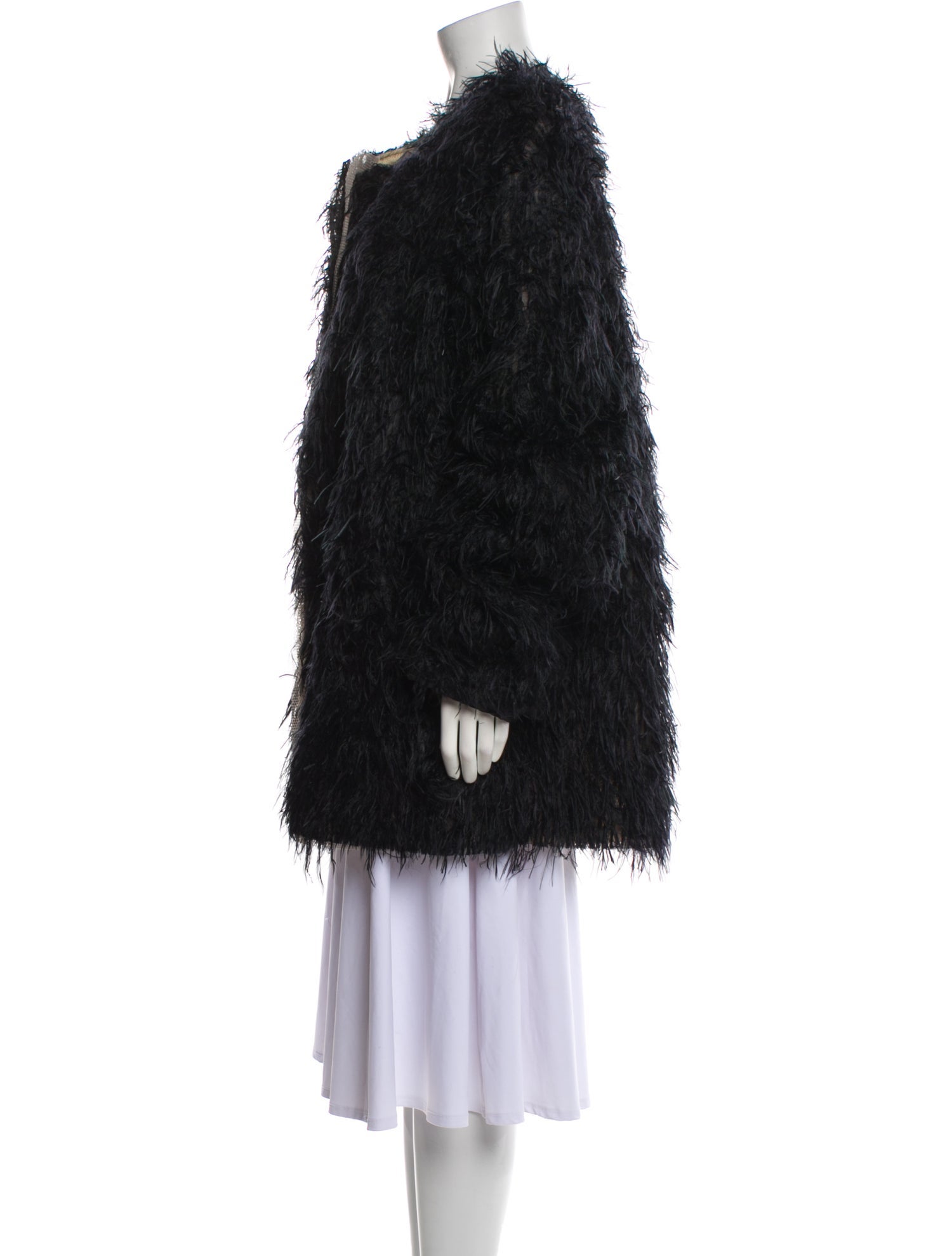 Dries Van Noten Faux Fur Faux Fur Coat