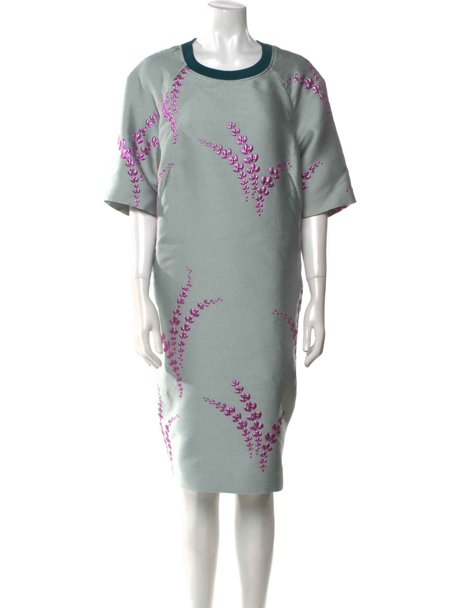 Dries Van Noten Graphic Print Knee-Length Dress