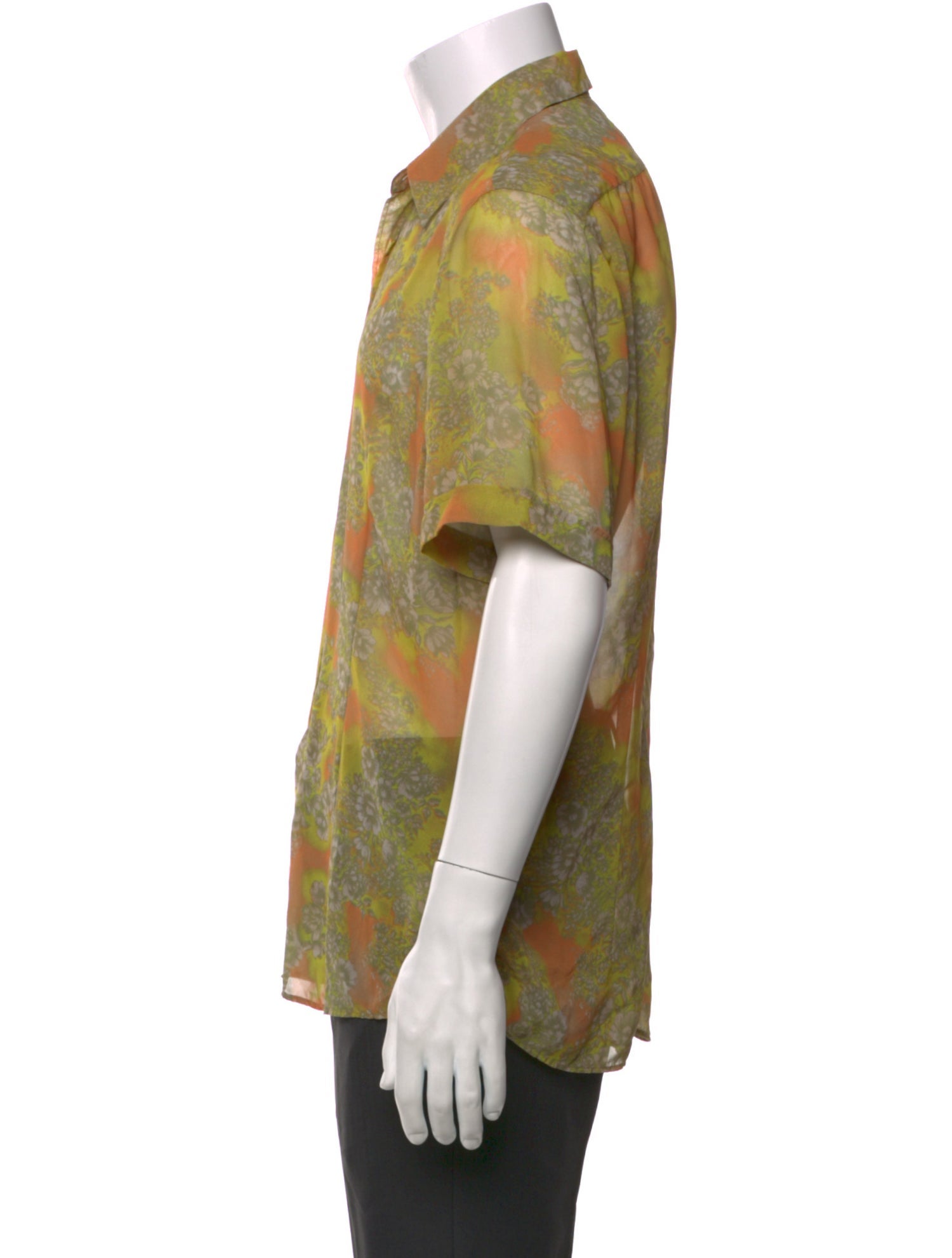 Dries Van Noten Printed Short Sleeve Shirt