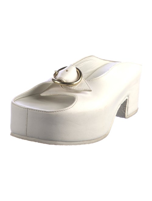 Dries Van Noten Leather Slides