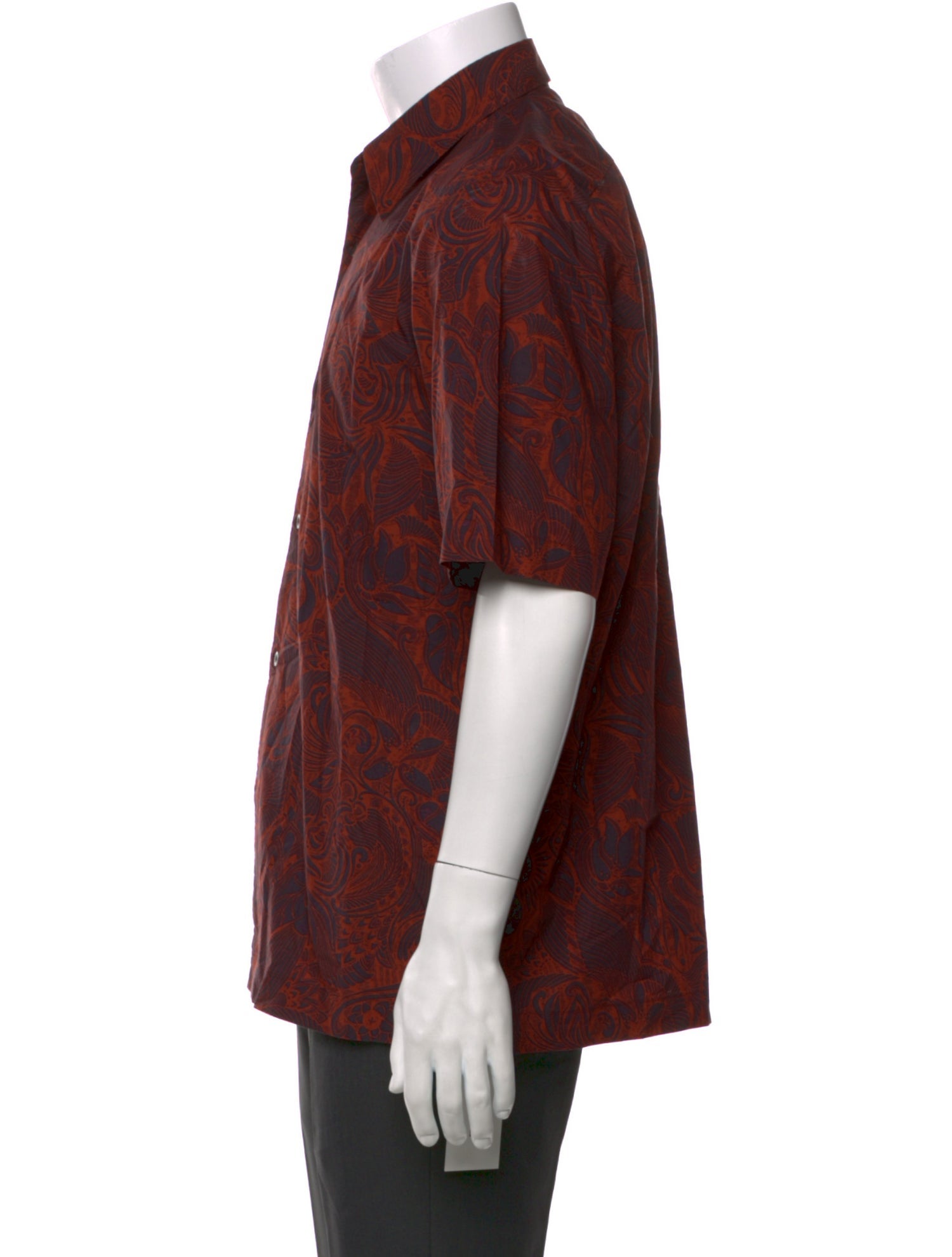 Dries Van Noten Printed Short Sleeve Shirt