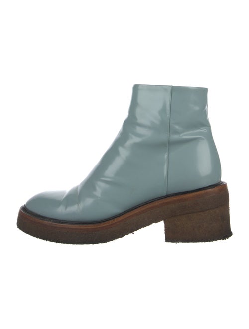 Dries Van Noten Patent Leather Sock Boots