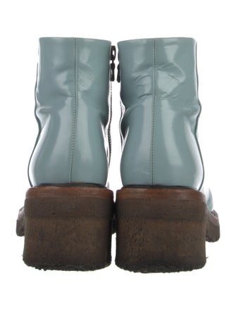 Dries Van Noten Patent Leather Sock Boots