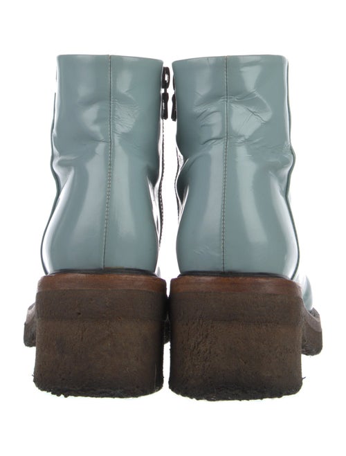 Dries Van Noten Patent Leather Sock Boots