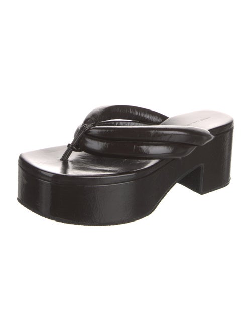 Dries Van Noten Leather Slides
